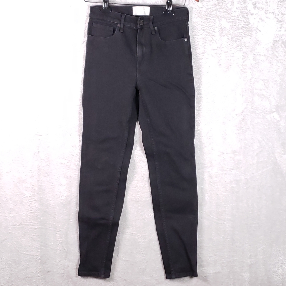 Everlane High Rise Black Denim Jeans Women's 26 Regular 2